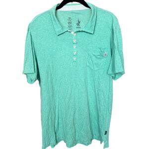 Howe Polo - Green Short Sleeve Shirt - XL